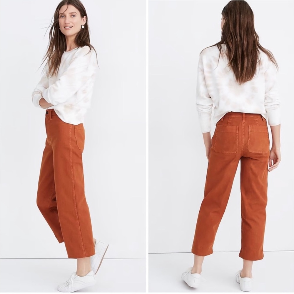 Madewell Slim Emmet Wide-Leg Crop